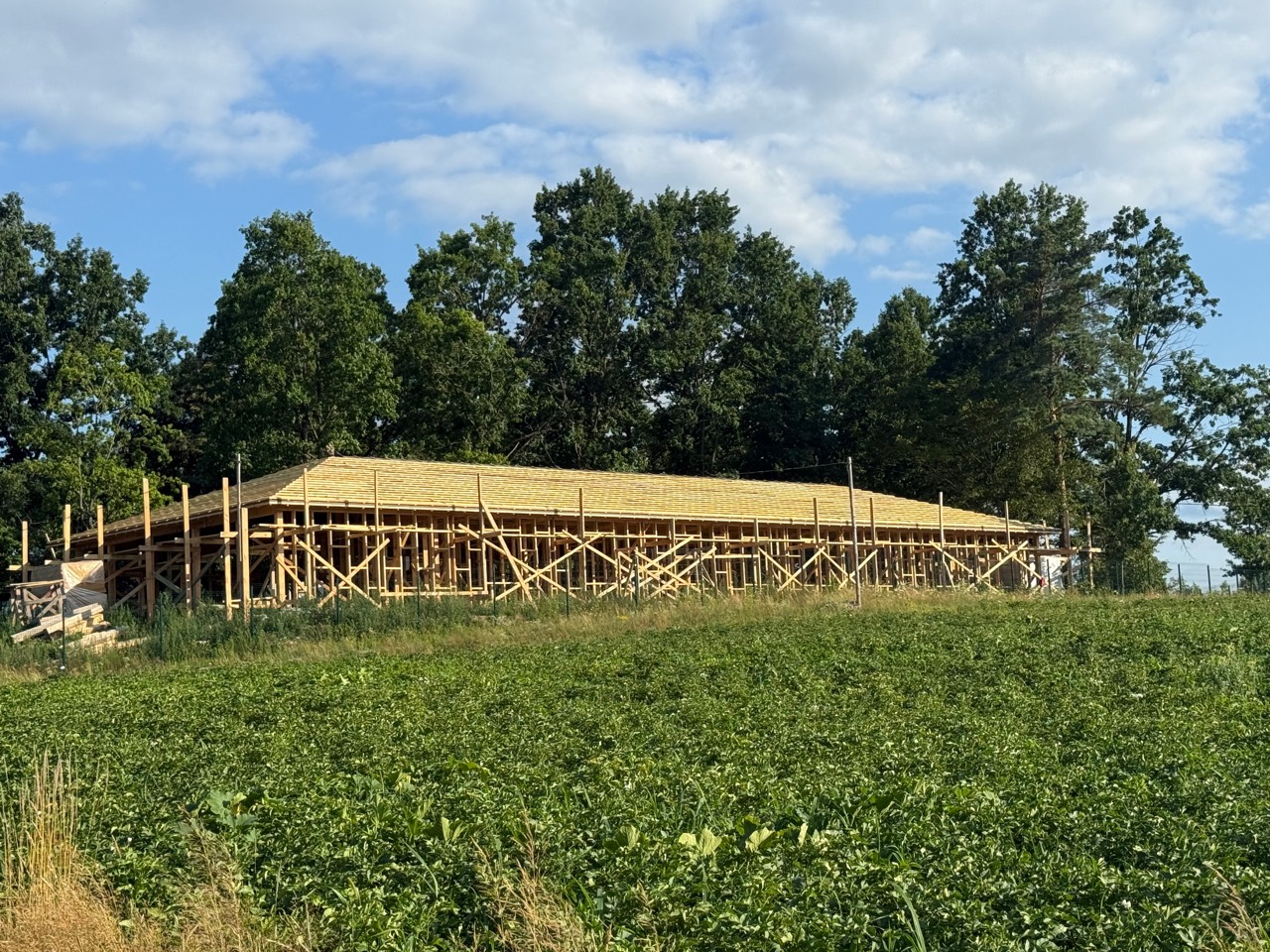 Hostel under construction